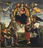 Domenico Ghirlandaio (1449 - 1494) Maria mit dem Kinde und den hll. Dominikus, Johannes dem Täufer und Johannes Evangelist, um 1494