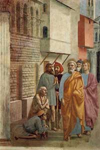 Masaccio, 1424/25, Schattenheilung